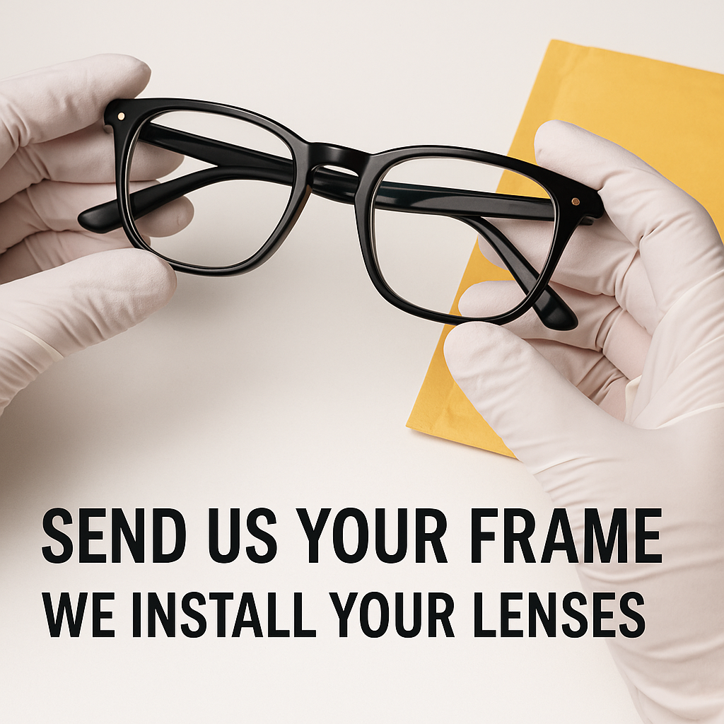 Bring Your Frame – Lens Install Service